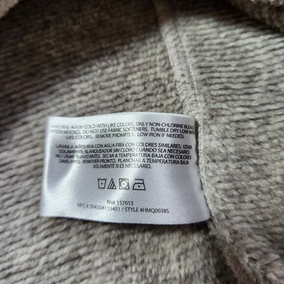 Woolrich Better Sweater 1/4 Zip Mens L Heather Gray Pullover Zip Pocket - Picture 10 of 11